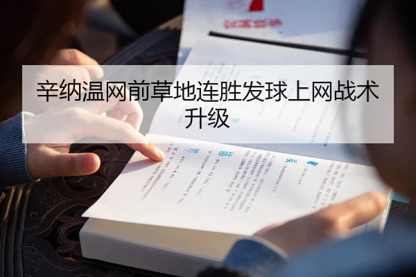 辛纳温网前草地连胜发球上网战术升级